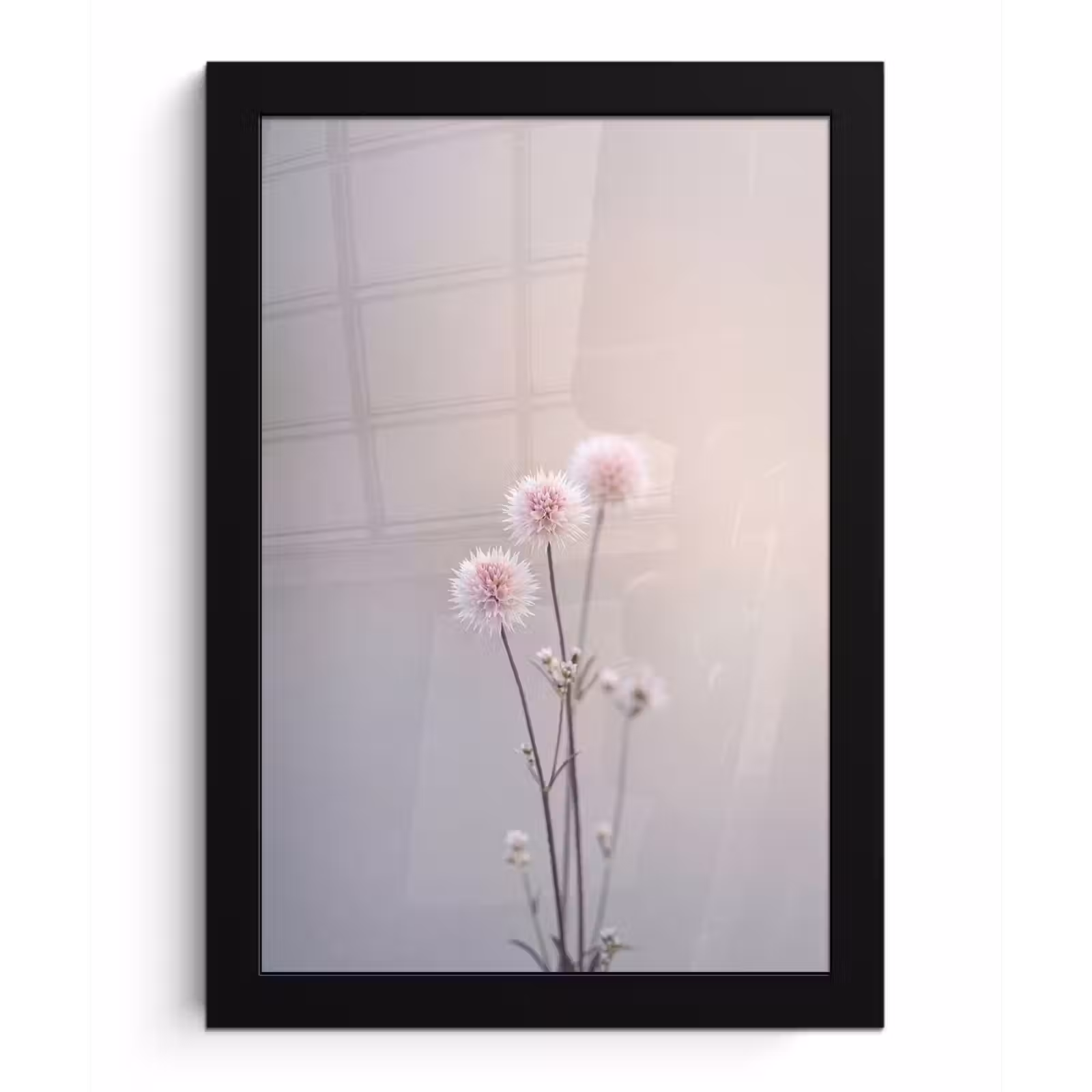 Poster met lijst - Bloemen - Bollen - Roze — 1