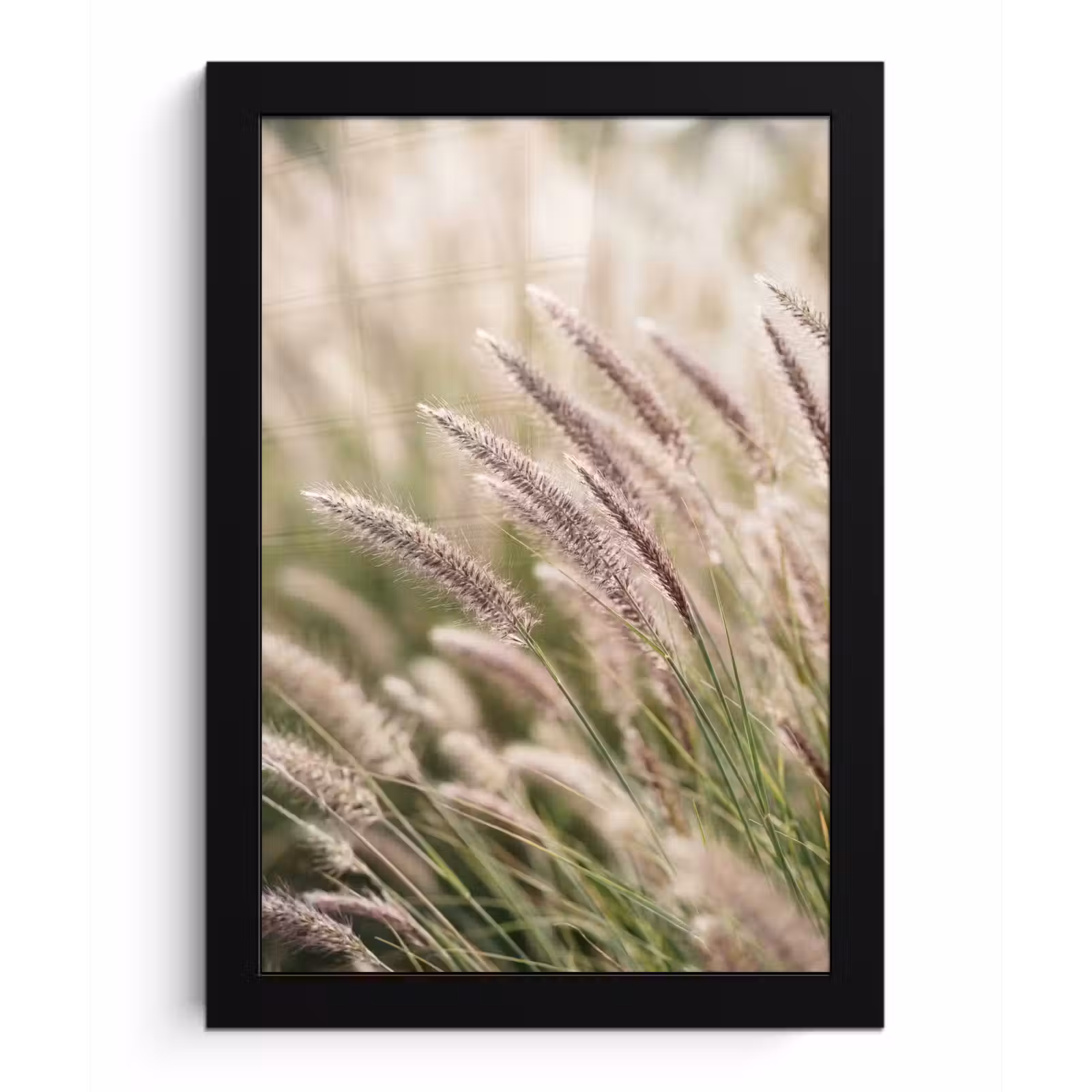 Poster met lijst - Gras - Close up - Groen — 1