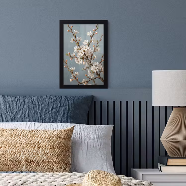 Poster met lijst - Botanisch - Stilleven - Blauw — 4