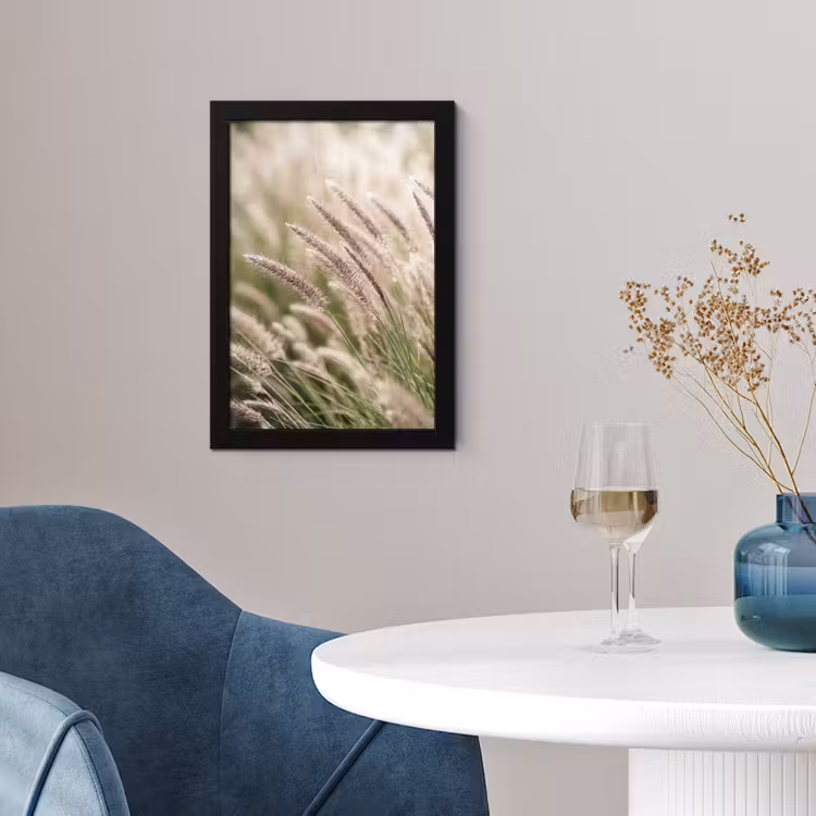 Poster met lijst - Gras - Close up - Groen — 2