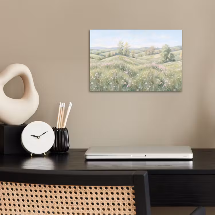 Poster - Bloemen veld - Bloemen - Groen — 2