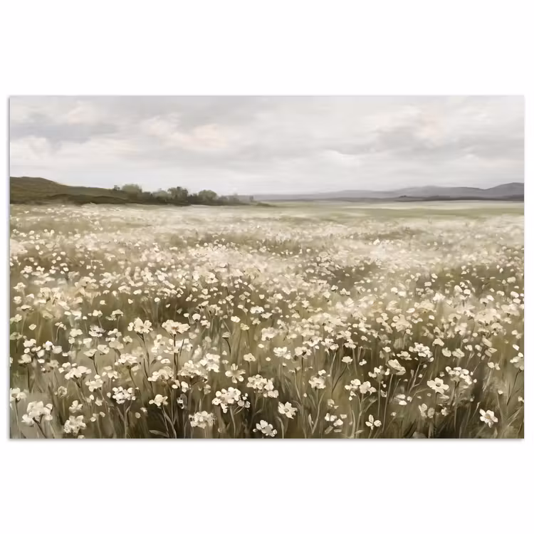 Poster - Illustratie - Landschap - Wit — 1