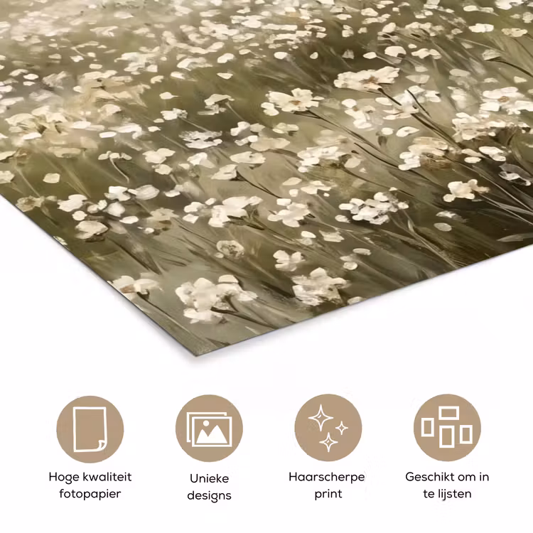 Poster - Illustratie - Landschap - Wit — 5