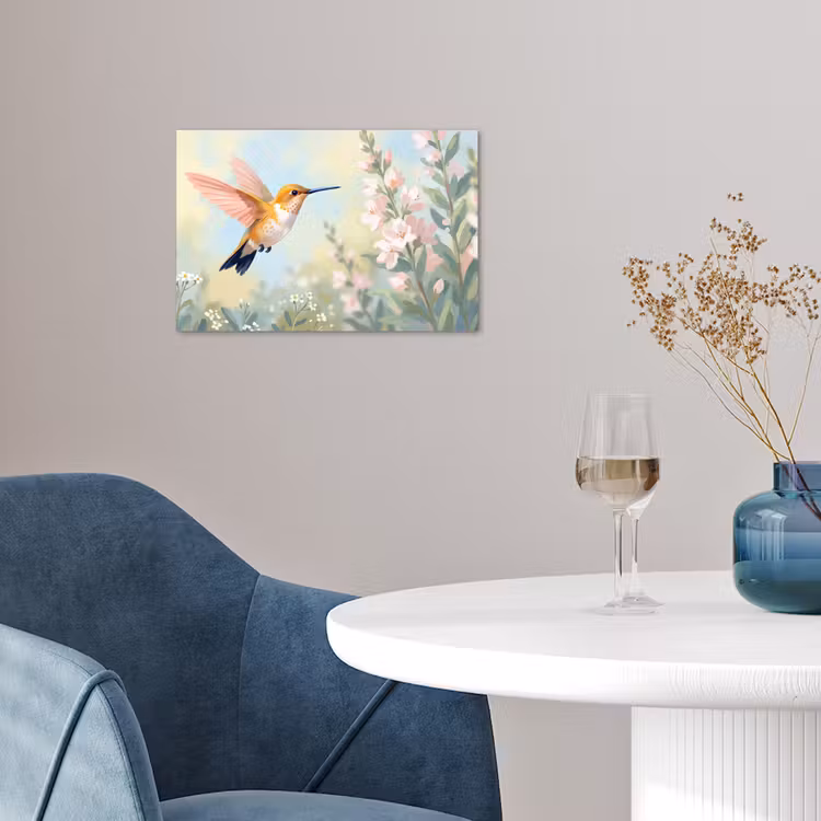 Poster - Kolibrie - Illustratie - Kleurrijk — 4