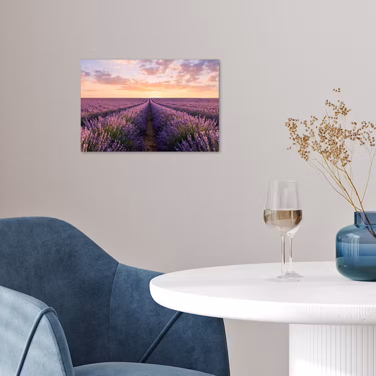Poster - Landschap - Lavendelveld - Paars — 4