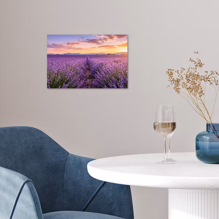 Poster - Lavendel - Veld - Natuur - Paars — 4