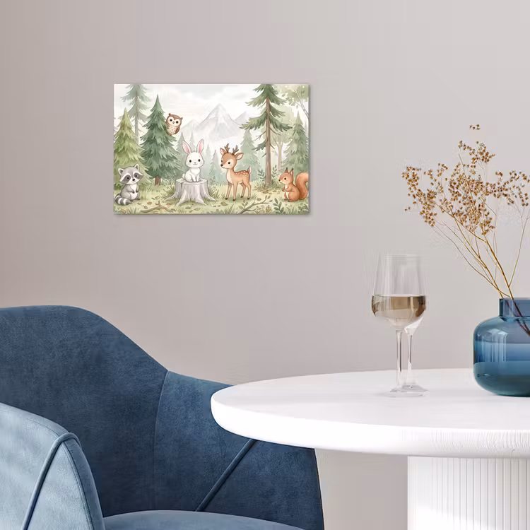 Poster - Bos - Dieren - Groen — 4