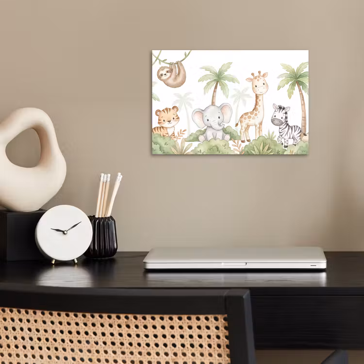 Poster - Dieren - Jungle - Pastel — 2