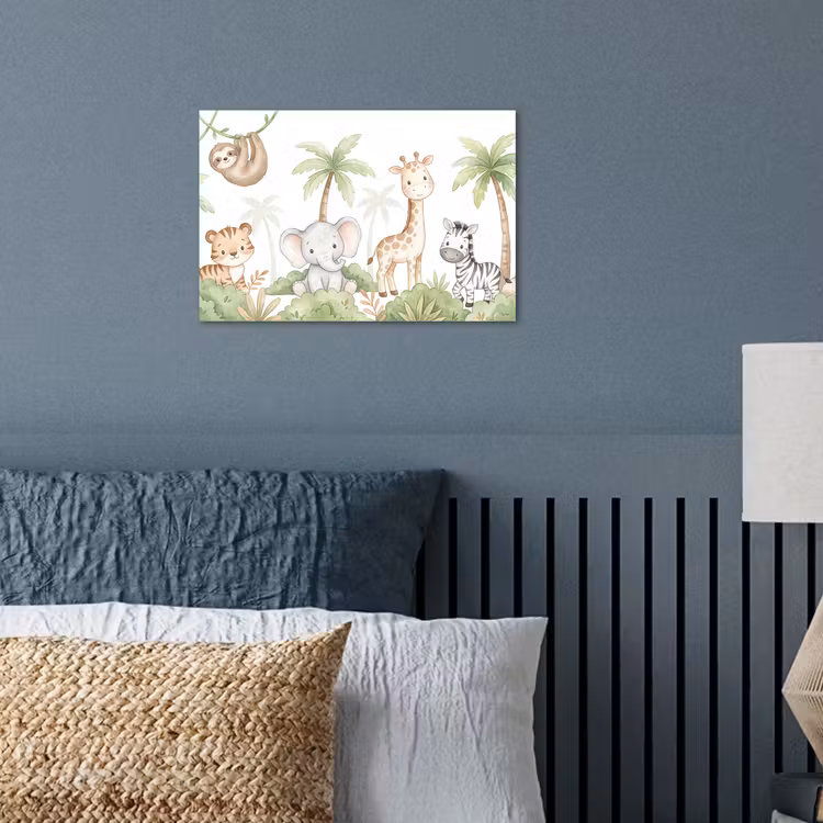 Poster - Dieren - Jungle - Pastel — 3