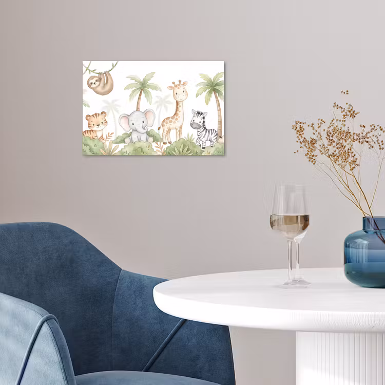 Poster - Dieren - Jungle - Pastel — 4
