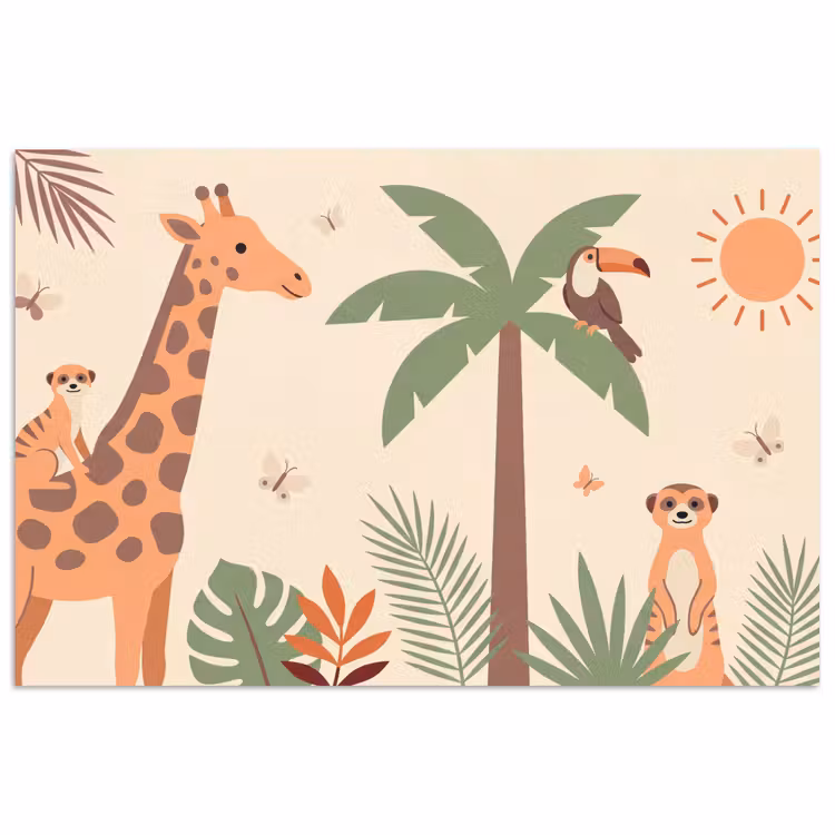 Poster - Dieren - Tropisch - Safari - Kleurrijk — 1