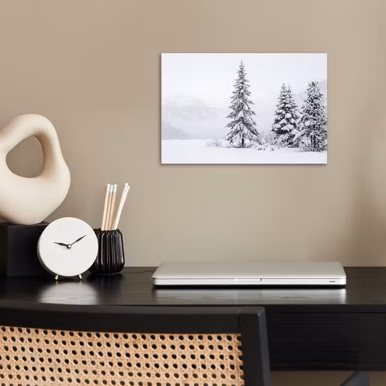 Poster - Fijnsparren - Sneeuw - Winter - Landschap - Stilte — 2
