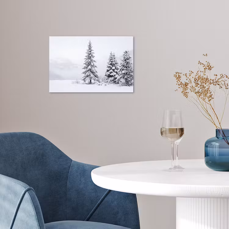 Poster - Fijnsparren - Sneeuw - Winter - Landschap - Stilte — 4