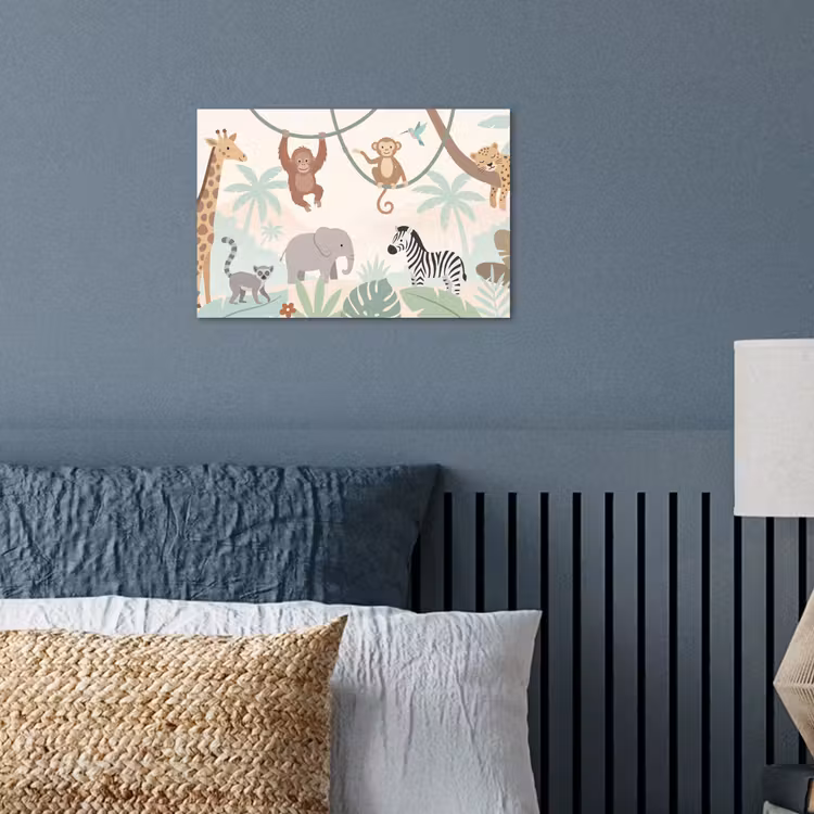Poster - Jungle - Dieren - Groen — 3