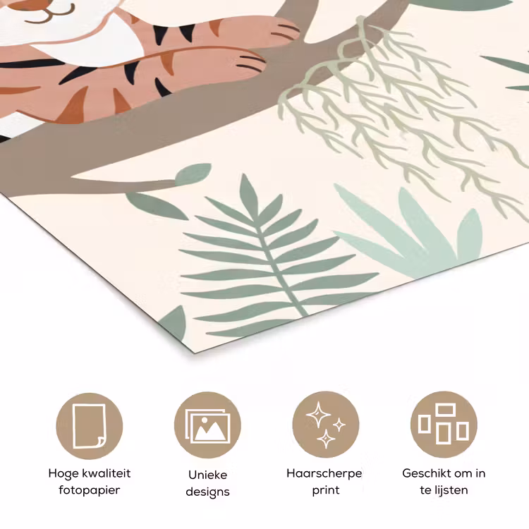 Poster - Jungle - Rustiek - Pastel — 5