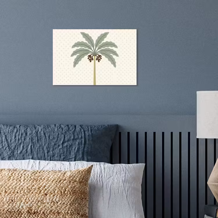Poster - Boom - Bladeren - Groen - Decoratief - Beige — 3