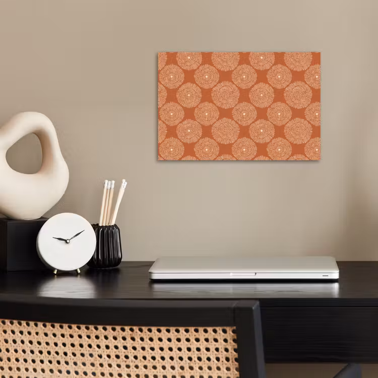 Poster - Cirkels - Grafisch - Patroon - Terracotta — 2