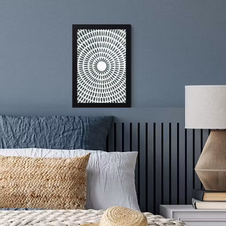 Poster met lijst - Abstract - Cirkel - Patroon - Modern - Groen — 4