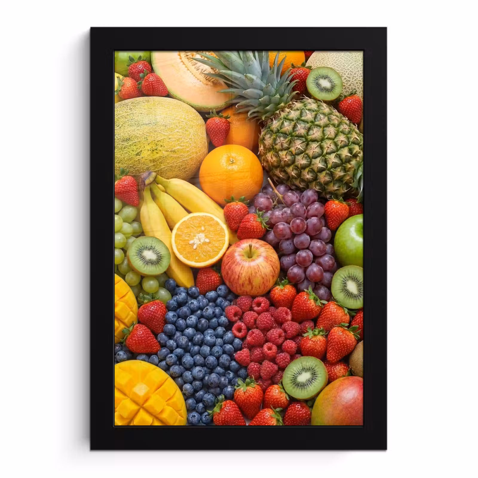 Poster met lijst - Eten - Fruit - Vers - Kleurrijk - Voeding — 1