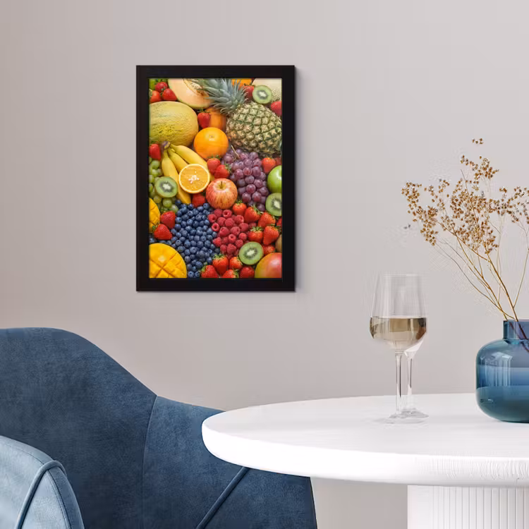 Poster met lijst - Eten - Fruit - Vers - Kleurrijk - Voeding — 2