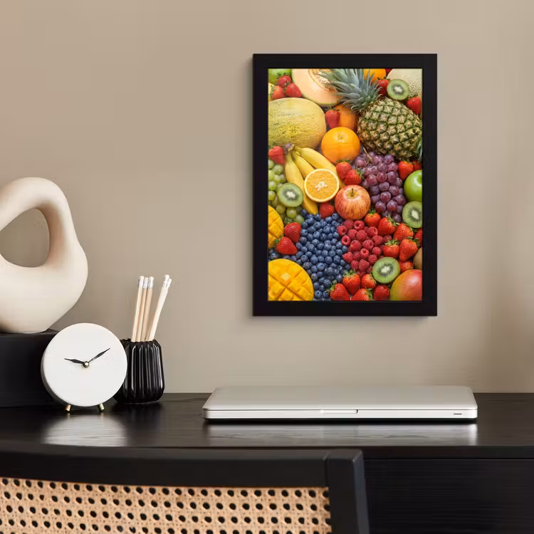 Poster met lijst - Eten - Fruit - Vers - Kleurrijk - Voeding — 3