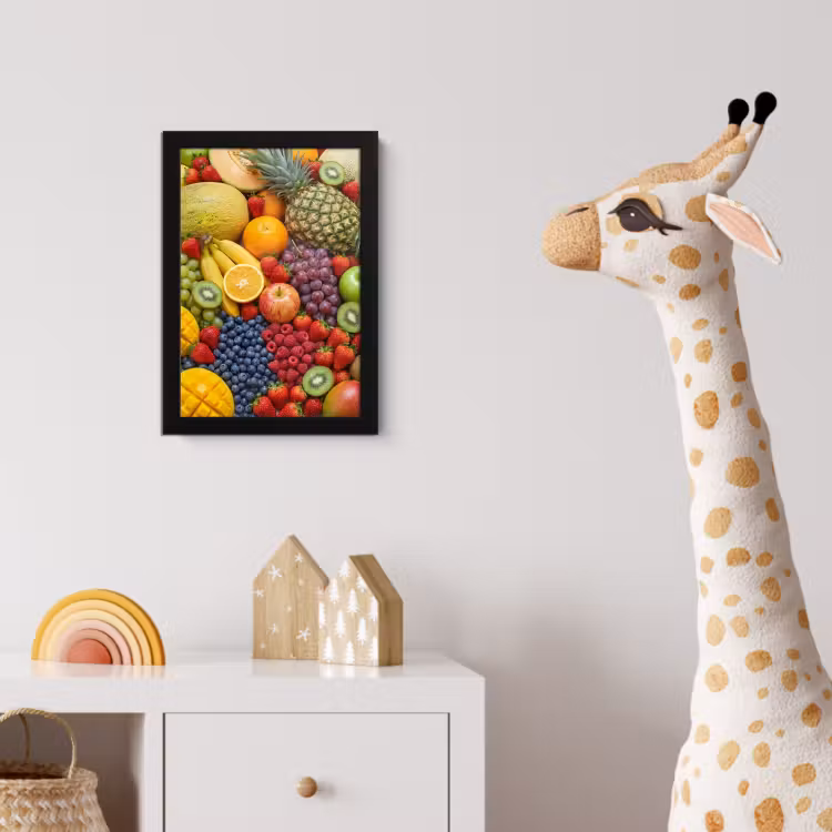 Poster met lijst - Eten - Fruit - Vers - Kleurrijk - Voeding — 5