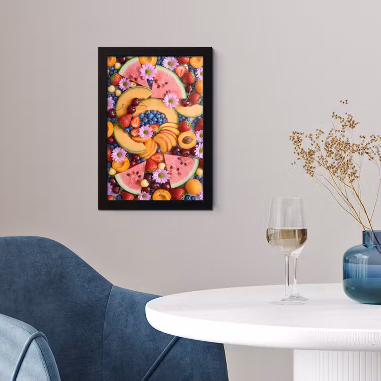Poster met lijst - Eten - Fruit - Zomer - Kleurrijk — 2