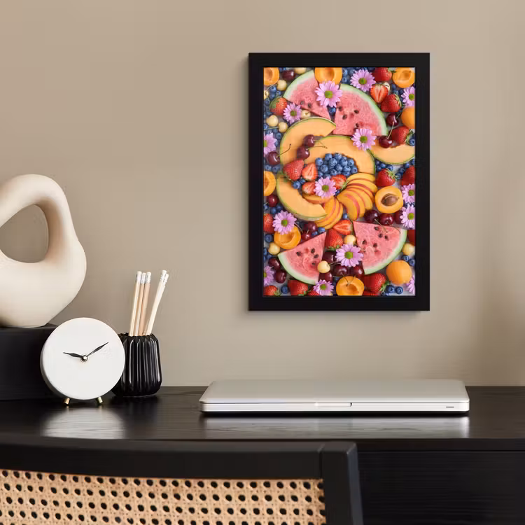 Poster met lijst - Eten - Fruit - Zomer - Kleurrijk — 3