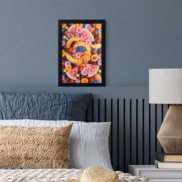 Poster met lijst - Eten - Fruit - Zomer - Kleurrijk — 4