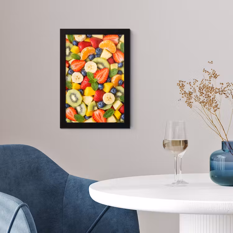 Poster met lijst - Fruit - Plakjes - Eten - Kleurrijk — 2