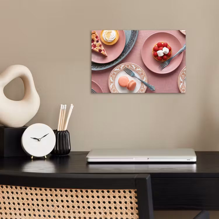 Poster - Dessert - Taart - Gebak - Zoet - Roze — 2