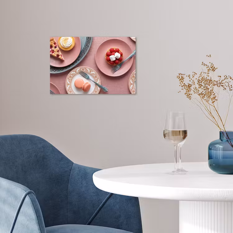 Poster - Dessert - Taart - Gebak - Zoet - Roze — 4