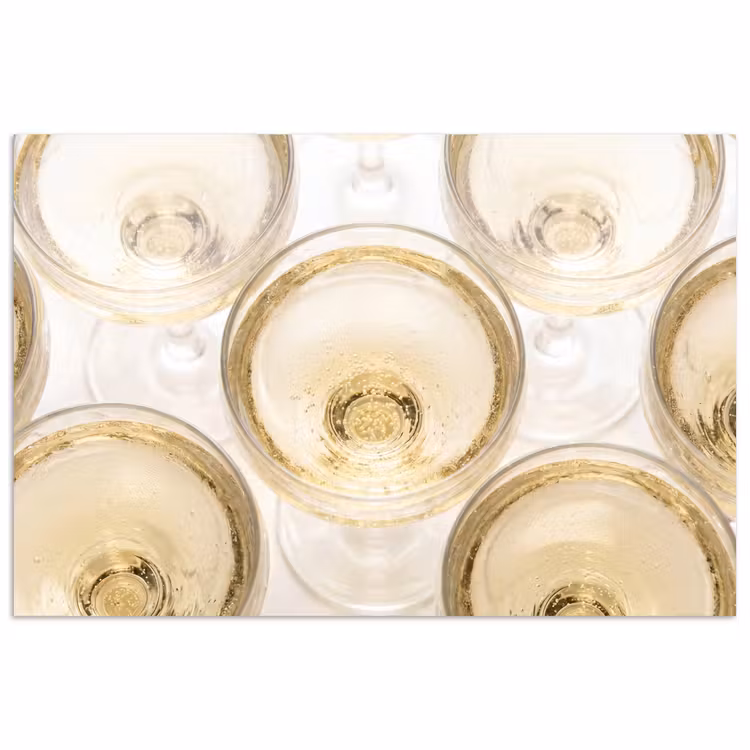 Poster - Drank - Glazen - Feest - Goud — 1