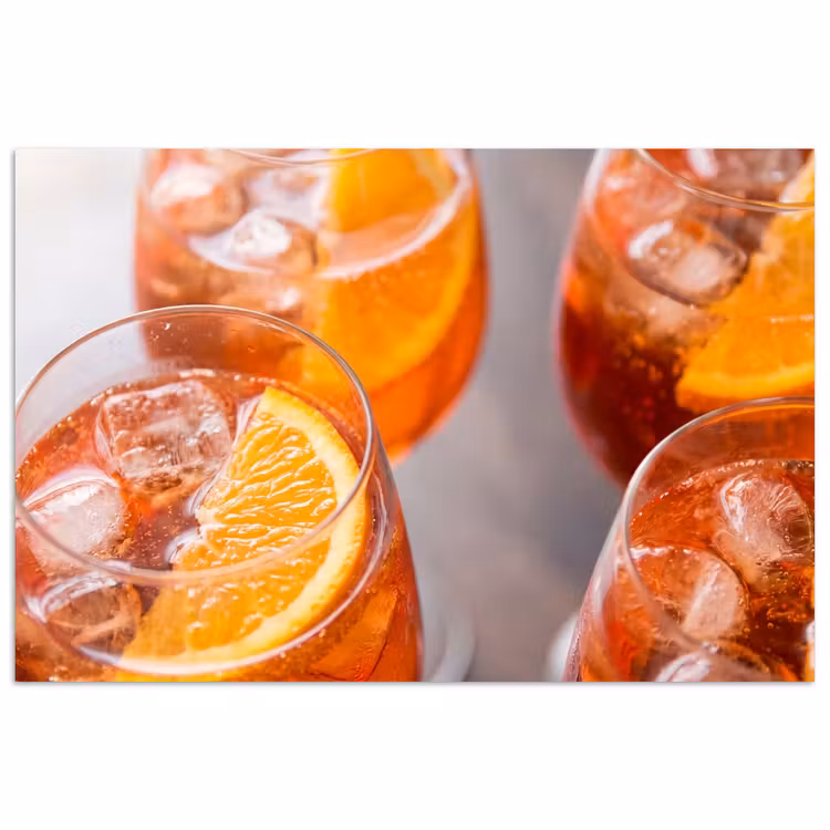 Poster - Drank - Sinaasappel - IJs - Zomer - Oranje — 1