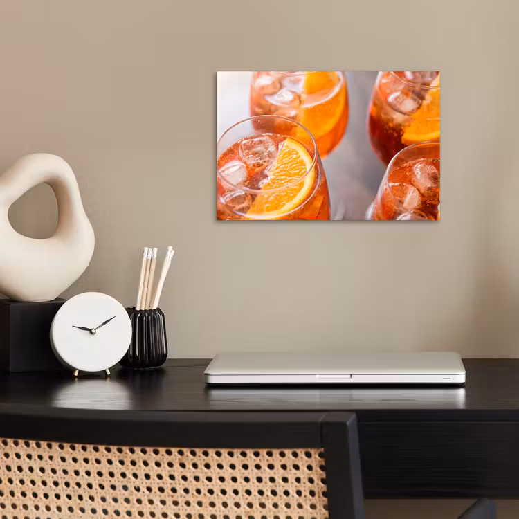 Poster - Drank - Sinaasappel - IJs - Zomer - Oranje — 2
