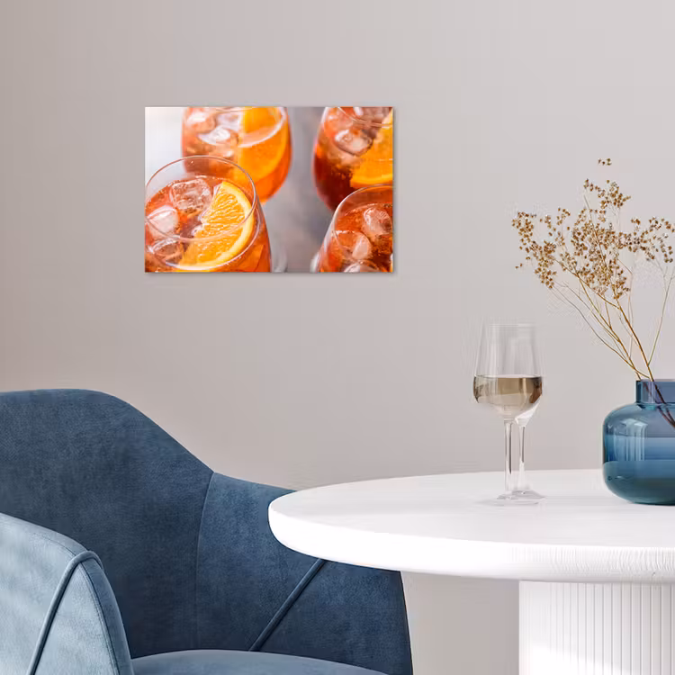 Poster - Drank - Sinaasappel - IJs - Zomer - Oranje — 4