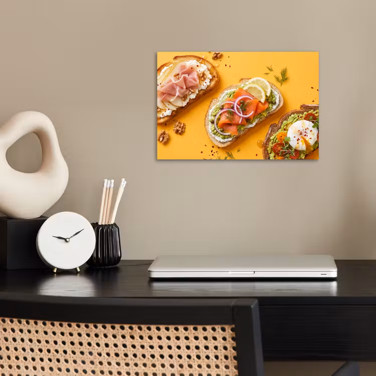 Poster - Eten - Brood - Ontbijt - Modern - Kleurrijk — 2