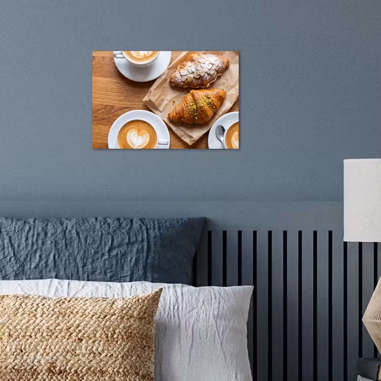 Poster - Eten - Croissant - Koffie - Ontbijt - Modern — 3
