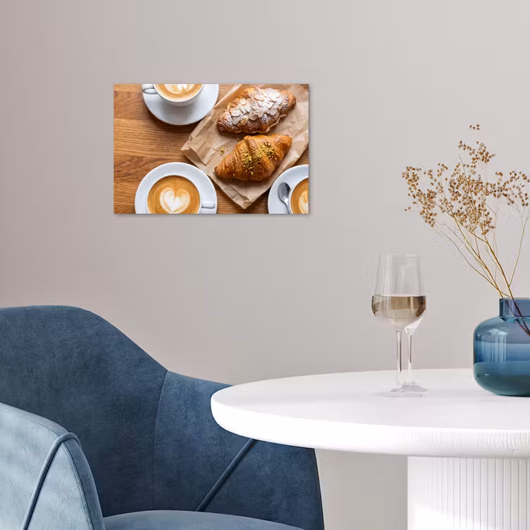 Poster - Eten - Croissant - Koffie - Ontbijt - Modern — 4