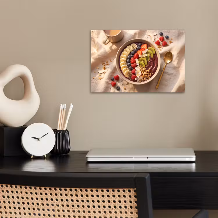 Poster - Eten - Ontbijtkom - Fruit - Gezond - Kleurrijk — 2