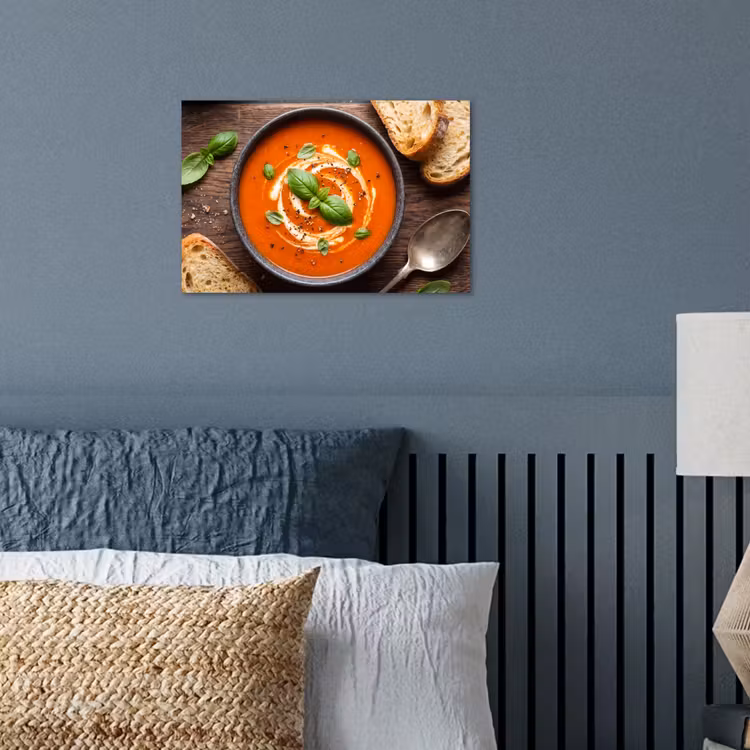 Poster - Eten - Soep - Basilicum - Rustiek - Rood — 3
