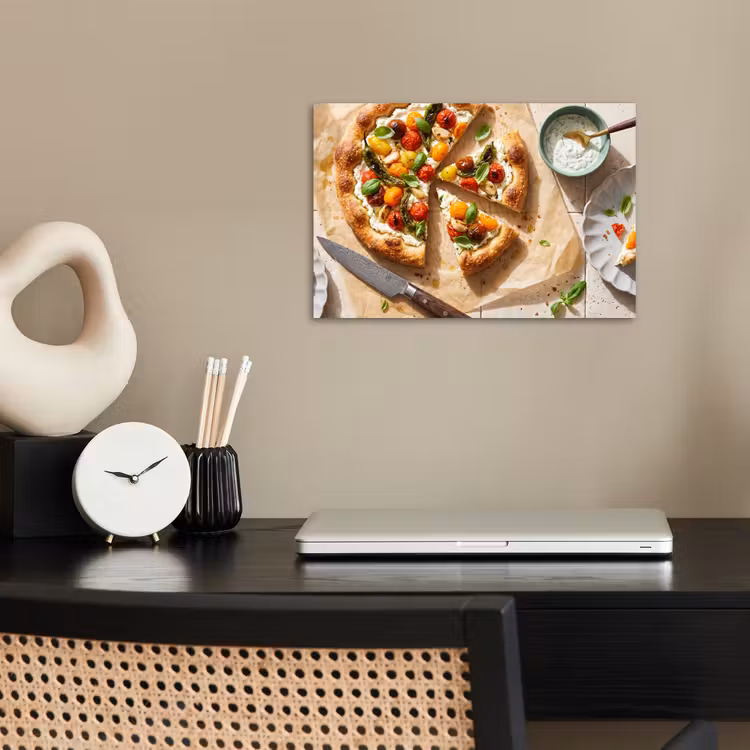 Poster - Eten - Tomaten - Basilicum - Maaltijd - Vers — 2
