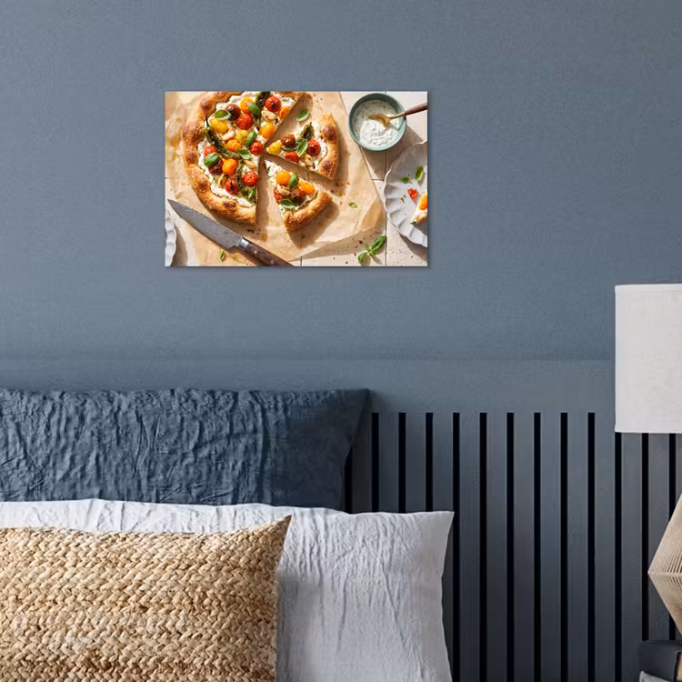 Poster - Eten - Tomaten - Basilicum - Maaltijd - Vers — 3