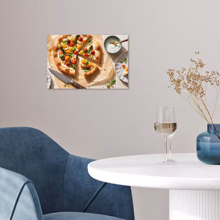 Poster - Eten - Tomaten - Basilicum - Maaltijd - Vers — 4
