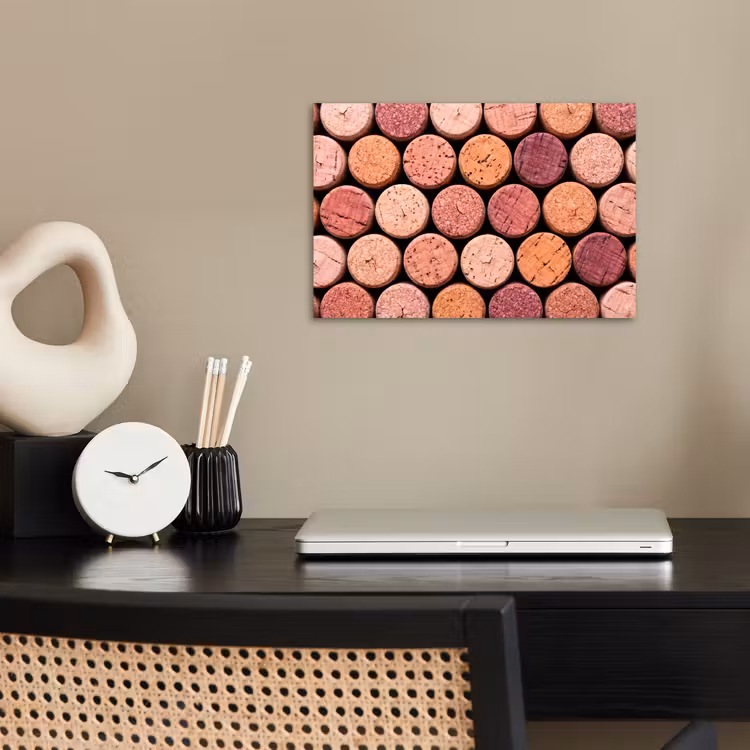 Poster - Kurk - Patroon - Abstract - Modern - Rood — 2