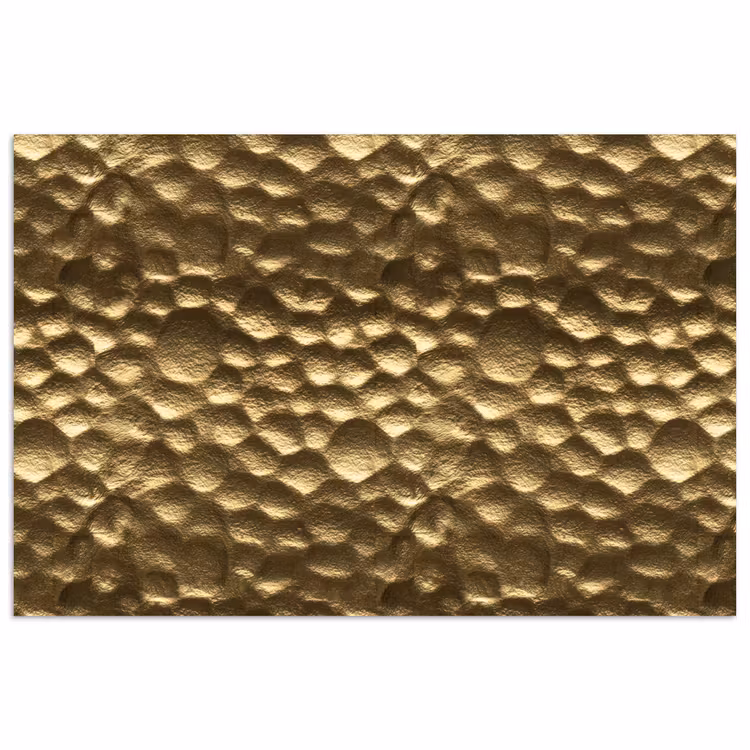 Poster - Gehamerd - Reliëf - Textuur - Bronsgoud — 1