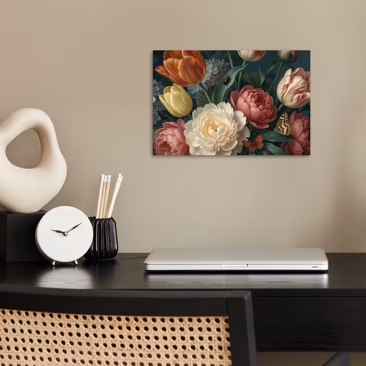 Poster - Bloemen - Boeket - Natuur - Klassiek - Donker — 2