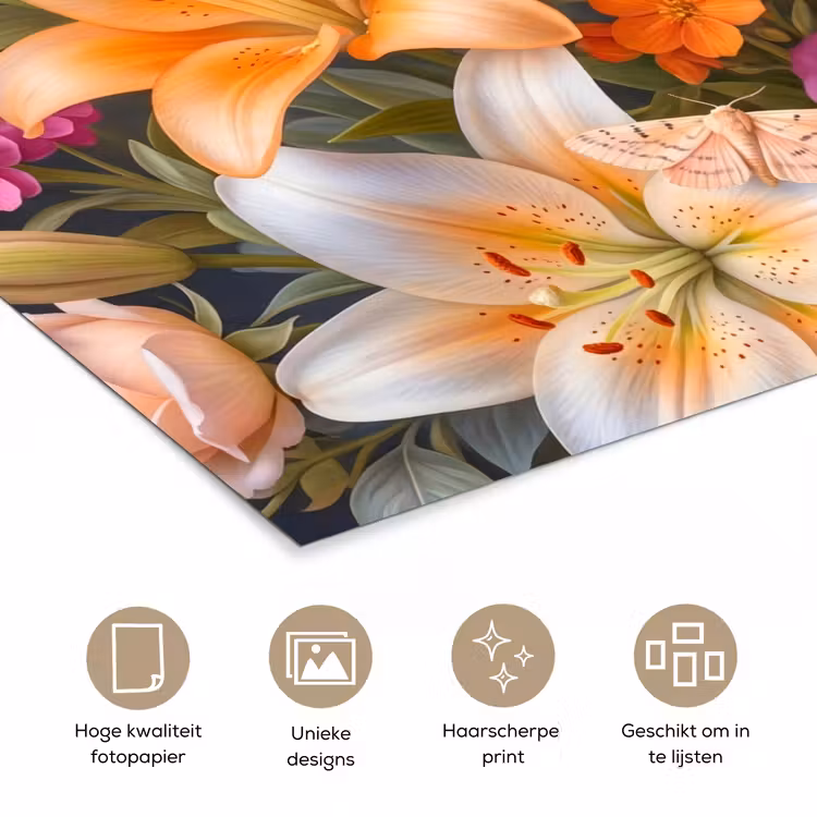 Poster - Bloemen - Boeket - Natuur - Kleurrijk - Modern — 5