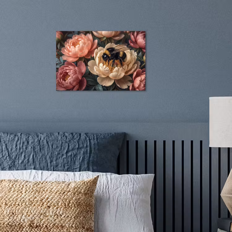 Poster - Bloemen - Insect - Natuur - Roze — 3