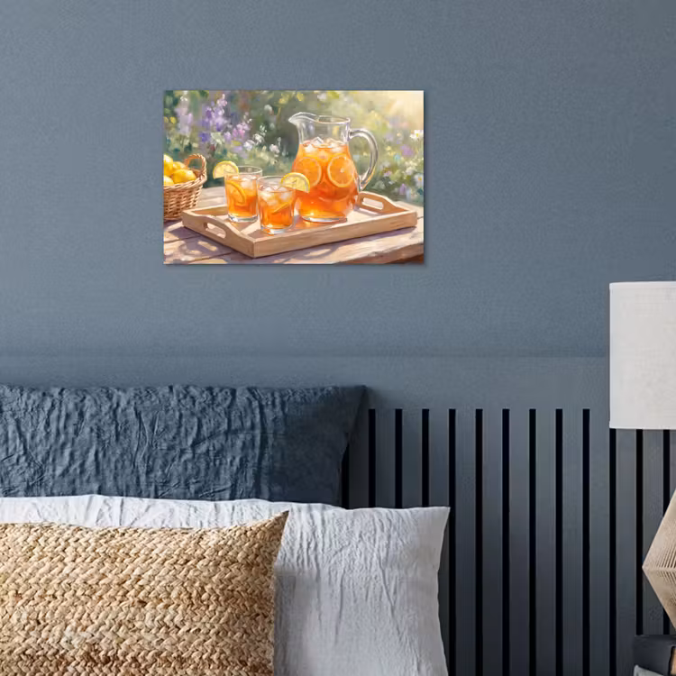 Poster - Drank - Citroen - Zomer - Tuin - Geel — 3